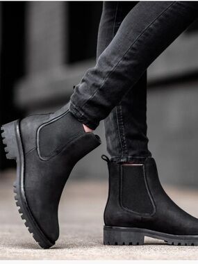 Thursday Boot Co Black Legend Chelsea Leather Boots size 7.5